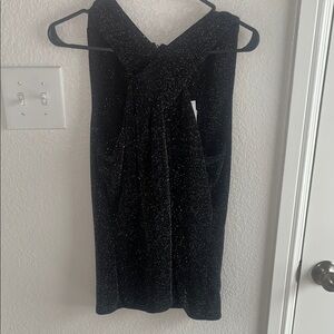 Black Sparkly Sleeveless top